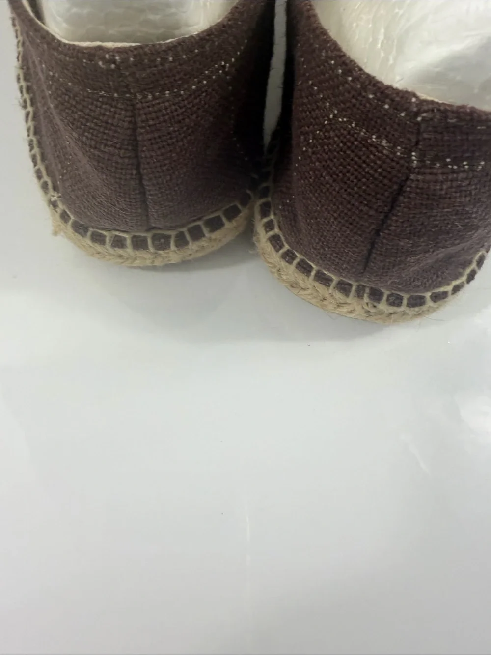 La Manual Alpargatera Men’s Handmade Espadrilles Burgundy Brown EU 45. US 11.5